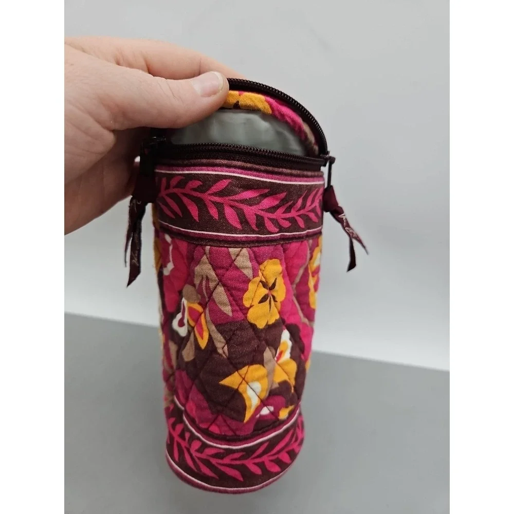 Vera Bradley‎ Pucinni Lunch Bag Insulated Hot or Cold Floral Purple Pink Brown